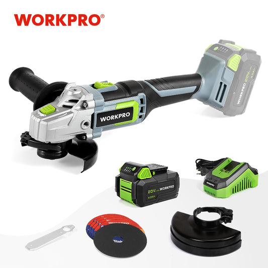 Workpro 20V Cordless Angle Grinder