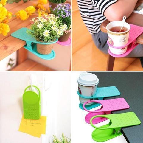 Table Clip Drink Cup, Cans or Coffee Mug Clip