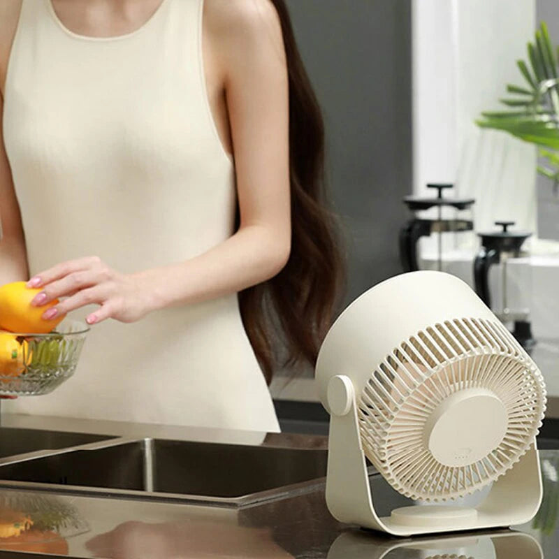  Portable Wireless Wall-Mounted Electric Fan - USB Charging - Ideal for Home, Office, and Travel