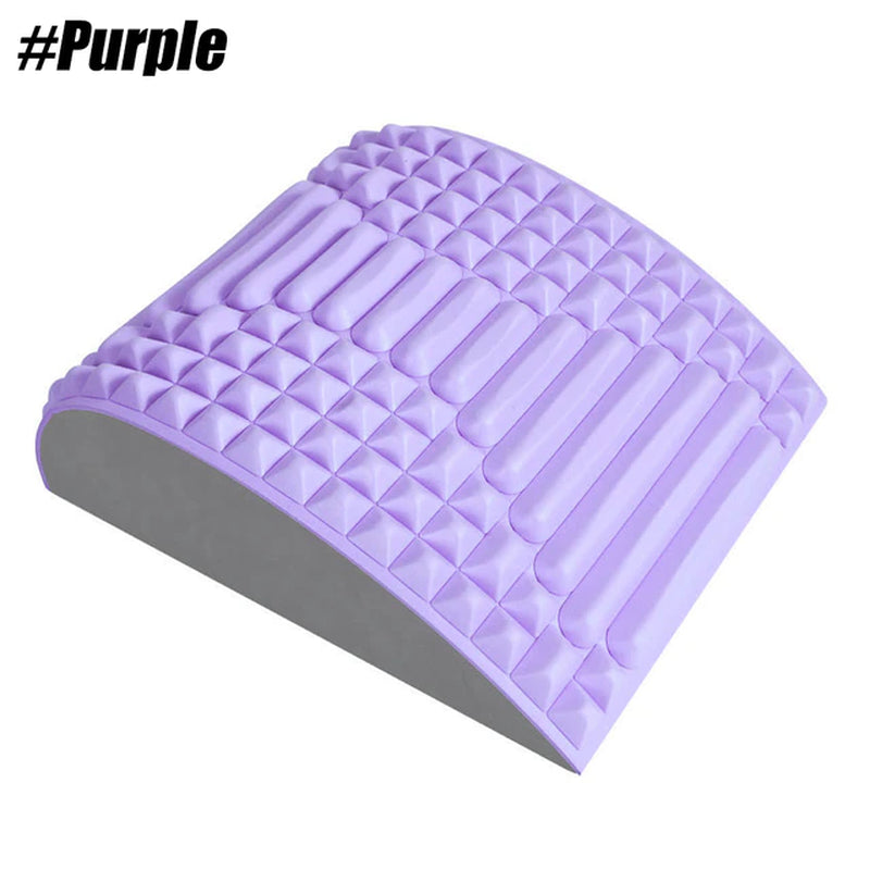 3-in-1 Back Stretcher Pillow - Neck and Lumbar Support Massager for Pain Relief and Relaxation