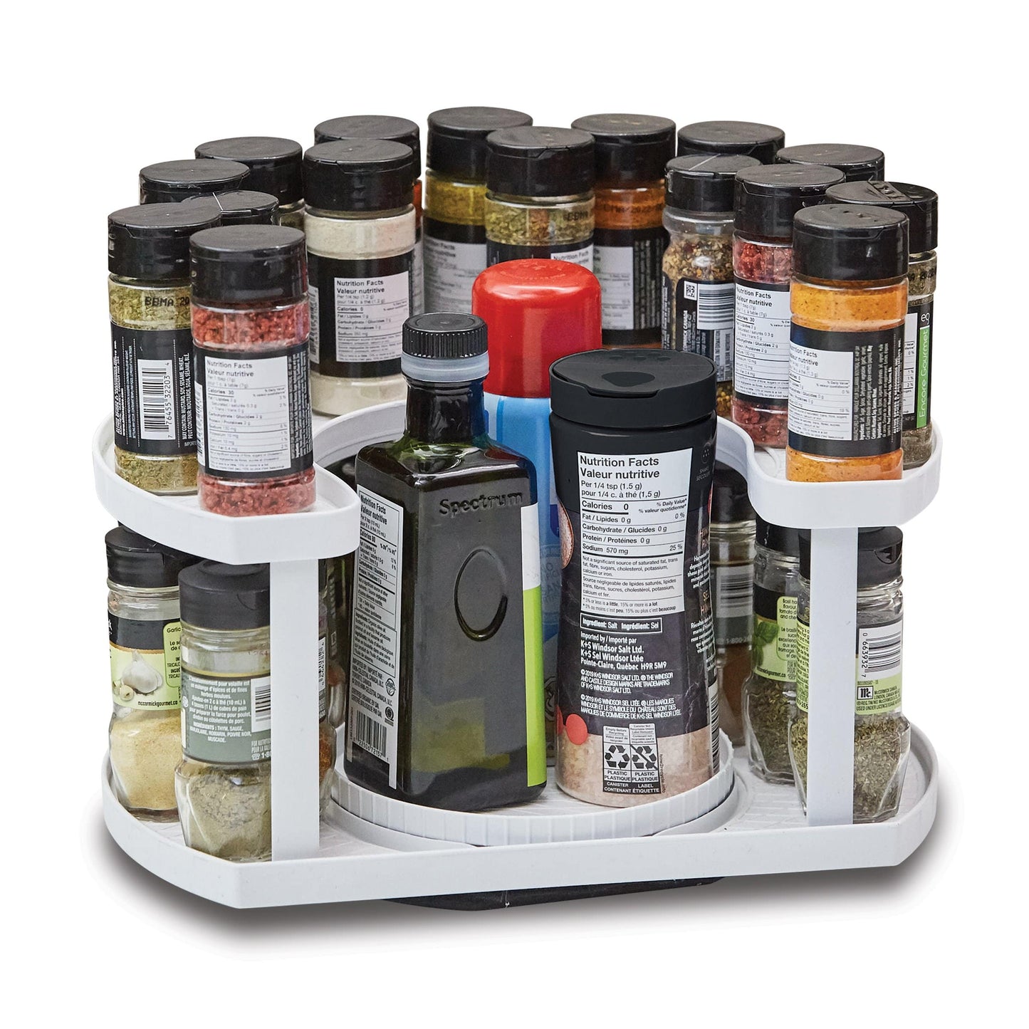 40 Spice Dual Spin Cabinet Organizer