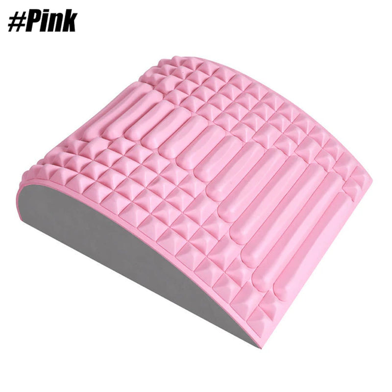 3-in-1 Back Stretcher Pillow - Neck and Lumbar Support Massager for Pain Relief and Relaxation