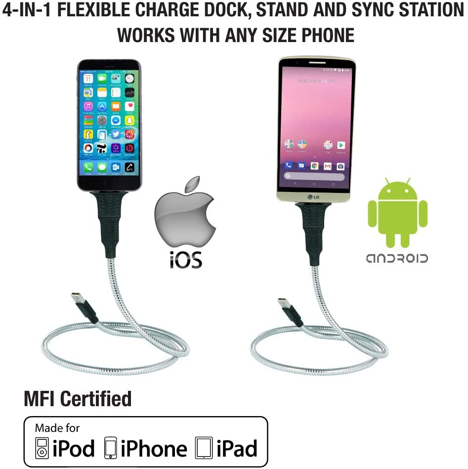 4 in 1 Flexible Charger Dock Stand