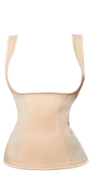 Abdomen U Shaped Tank Top Seamless Even Sprained Corset.