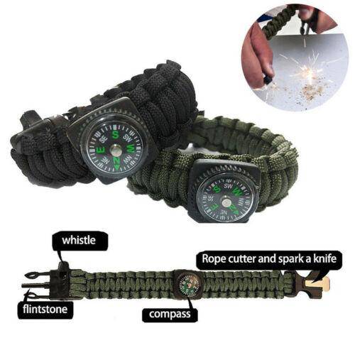 Paracord Survival Bracelet Compass