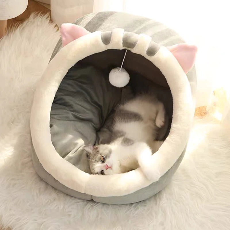  Deep Sleep Cat Bed - The Cozy Retreat for Your Feline Friend!