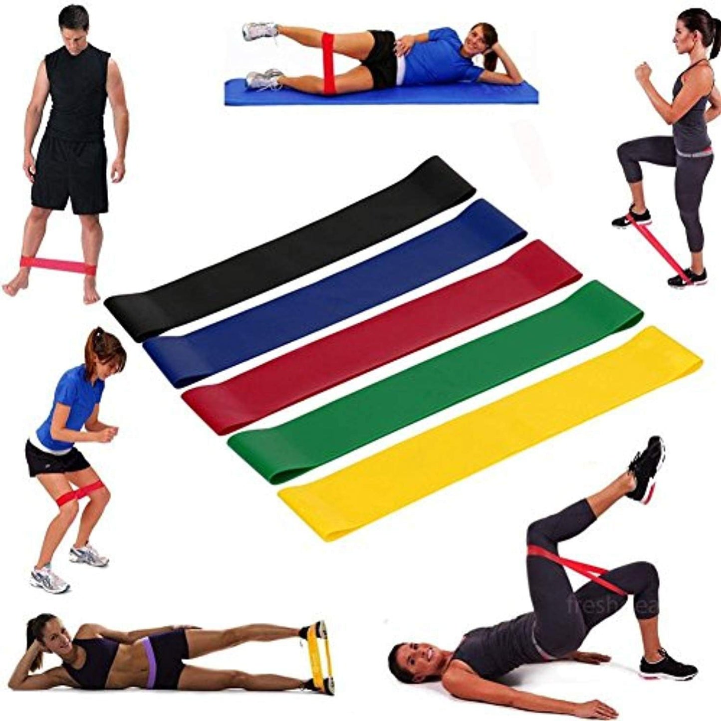 5 Pieces Exercise Resistance Belt.