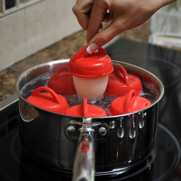 Silicone Egg Boil Pods.