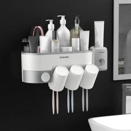 Toothbrush Rack Wall Mounted Storage