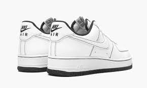 NK Air Force 1 07 Stitch Trainers in White Black